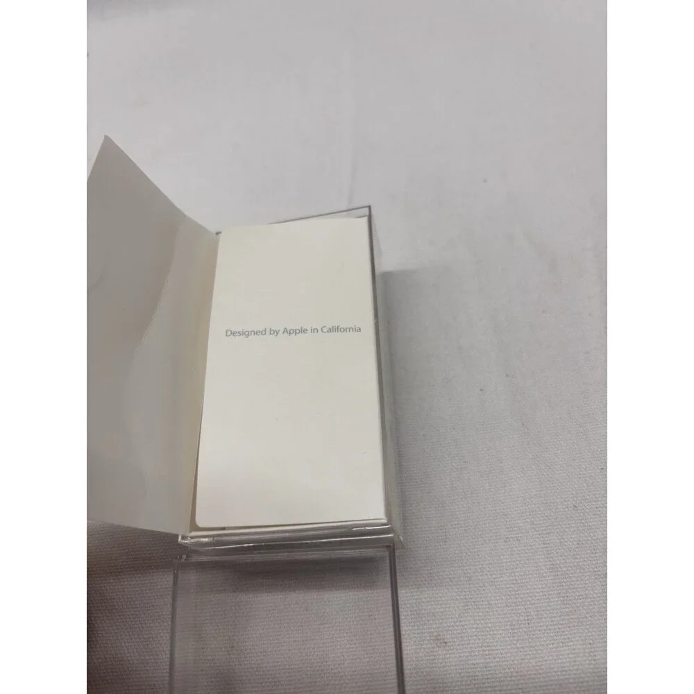 OEM Apple iPod Nano 8GB Silver MB598LL/A Empty Box w/ Manuals & Inserts